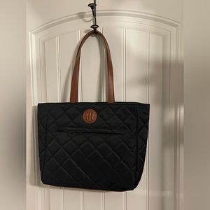 Tommy Hilfiger Quilted Pattern Tote Bag